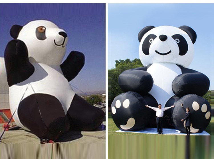 琼海充气熊猫展示